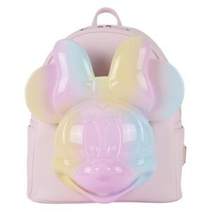 Loungefly Disney NWT Minnie Mouse Rainbow Molded Mini Backpack